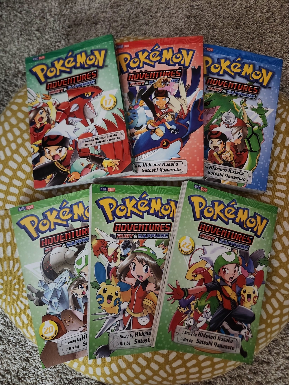Pokémon Adventures: Ruby & Sapphire. Volumes 17-22. Like New!